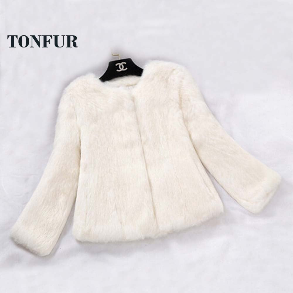 2023 New Real Full Pelt Rabbit Fur Coat 100% Pure Whole Skin Rabbit Fur Jacket Factory Wholesale Retail Discount TFP820