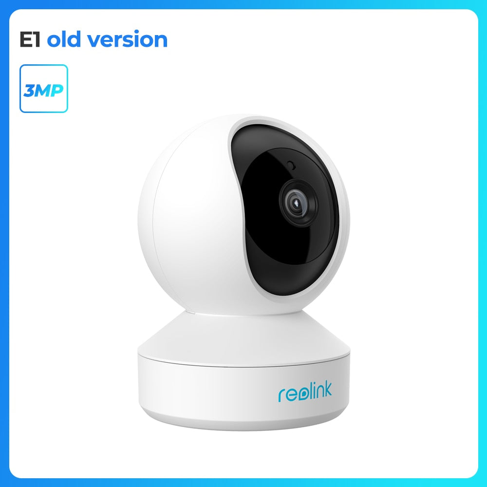 Reolink Indoor IP camera wifi 3MP Super HD Pan & Tilt 2-Way Audio 24/7 Recording Motion Detection Smart Home Cam for Baby Nanny E1