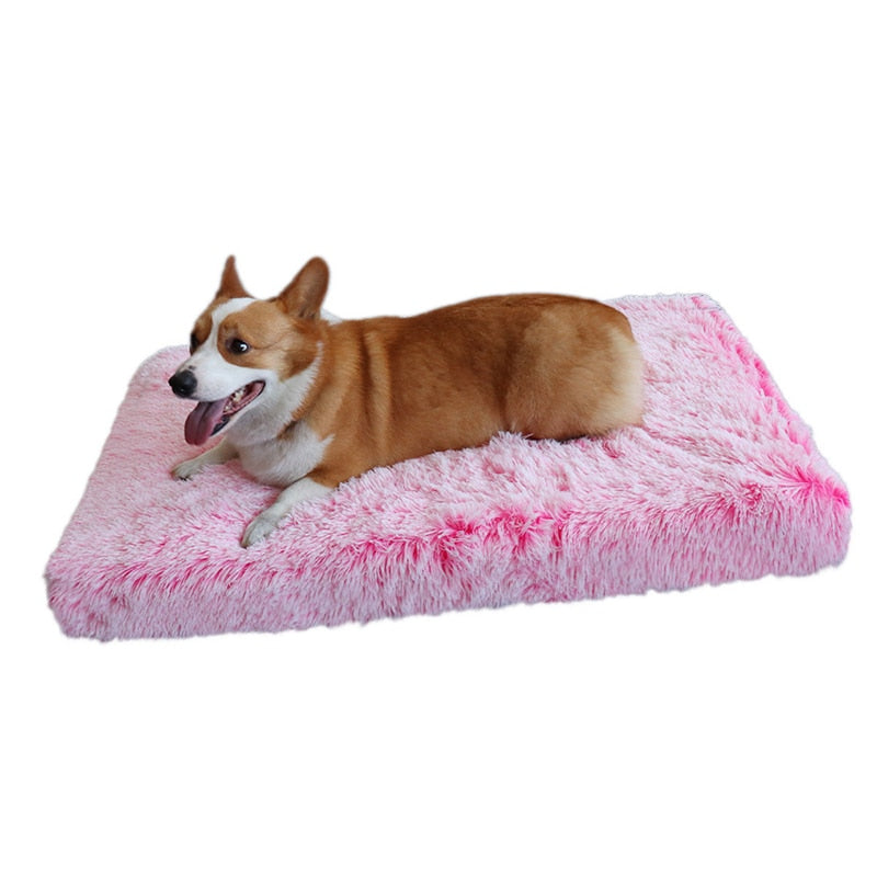 Plush Dog Bed Mat Cat Beds for Small Medium Large Dogs Removable for Cleaning Puppy Cushion Super Soft Claming Dog Beds Pet Bed