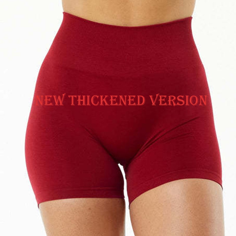 2022 Women High Waist Sport Shorts Seamless Workout Shorts Scrunch Butt Fitness Shorts Women's Sports Short Pants Gym Clothing