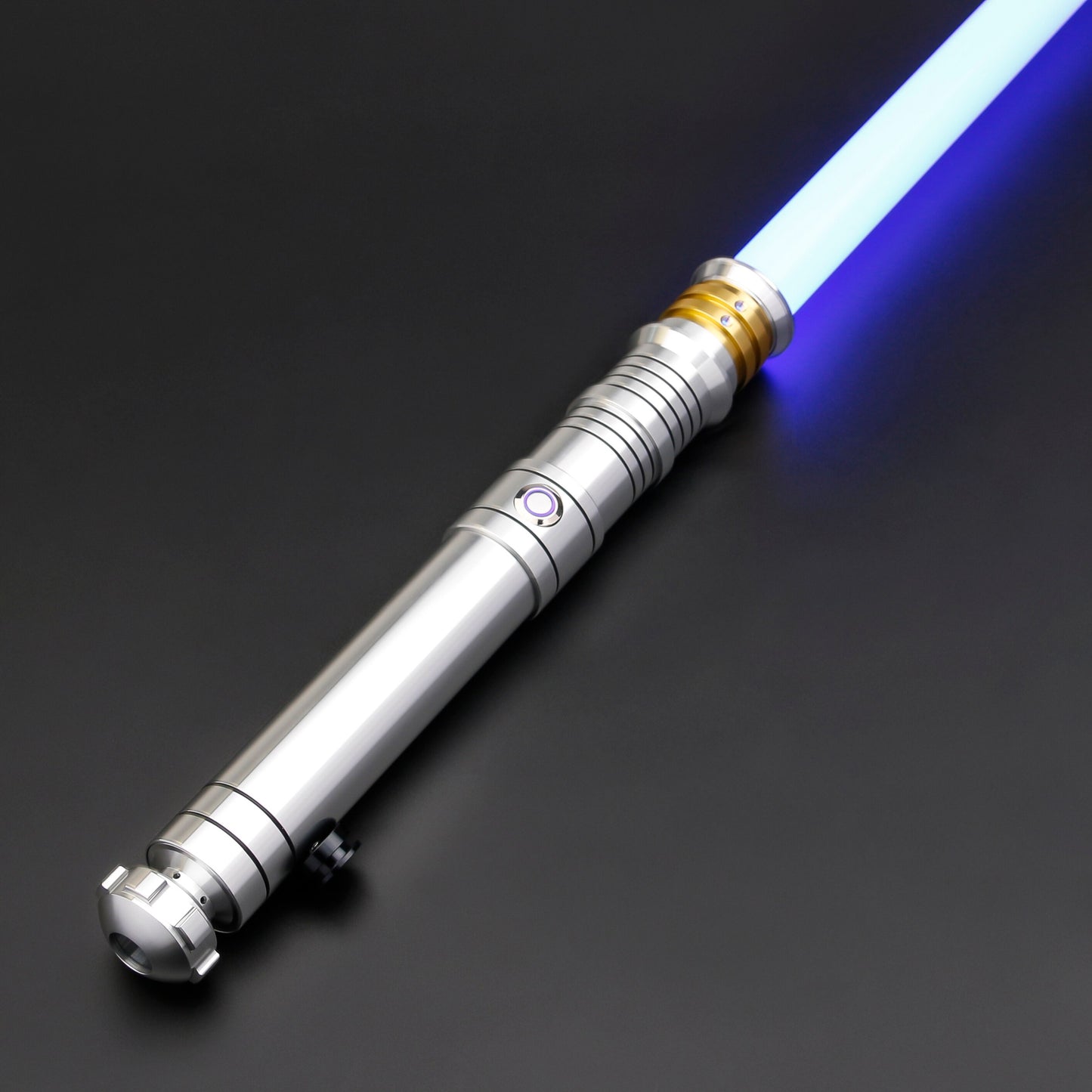 TXQSABER Heavy Dueling RGB / Neo Pixel Smooth Lightsaber colors Changing Metal Hilt Lock up Blaster Laser Jedi Sword Kids Toys