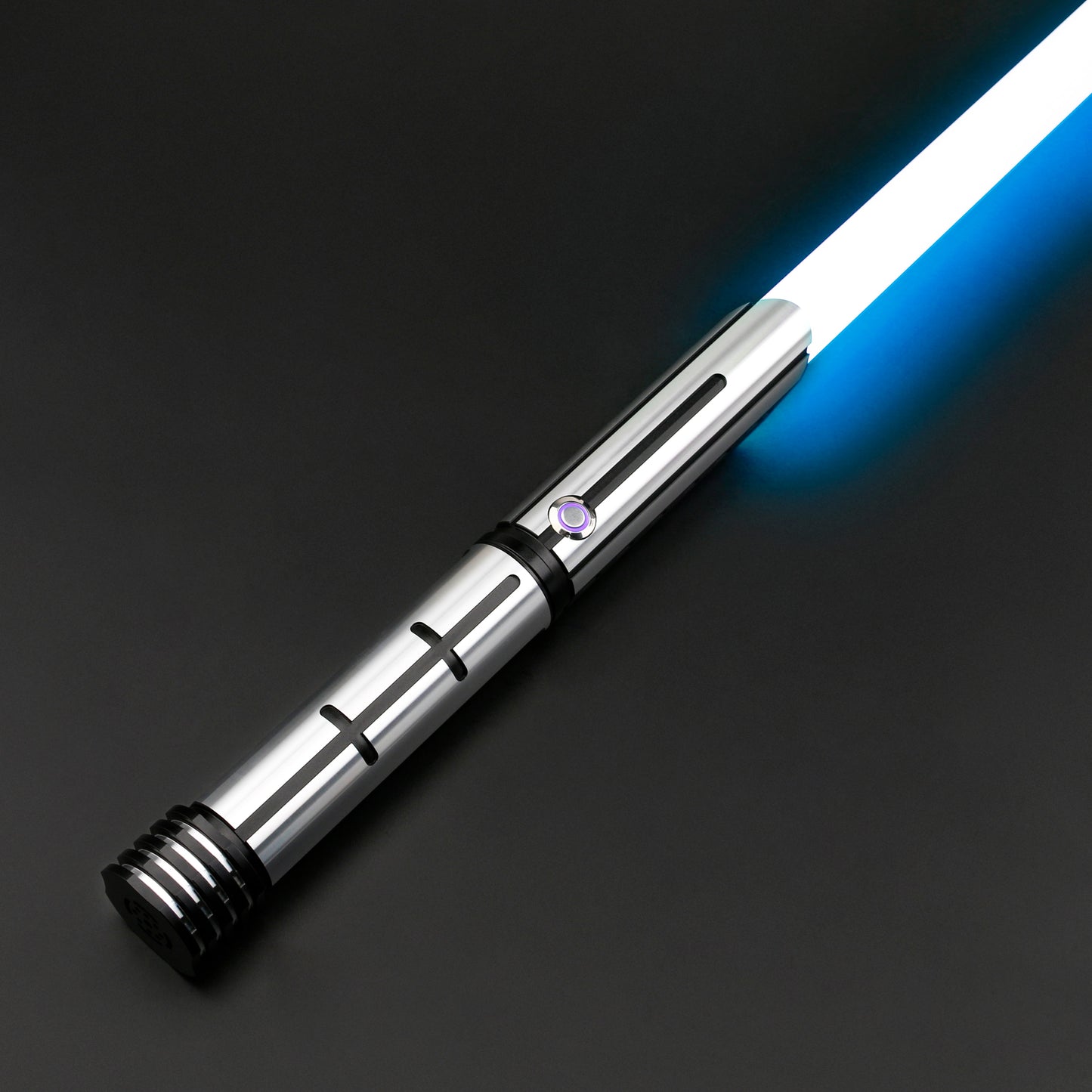 TXQSABER Heavy Dueling RGB / Neo Pixel Smooth Lightsaber colors Changing Metal Hilt Lock up Blaster Laser Jedi Sword Kids Toys