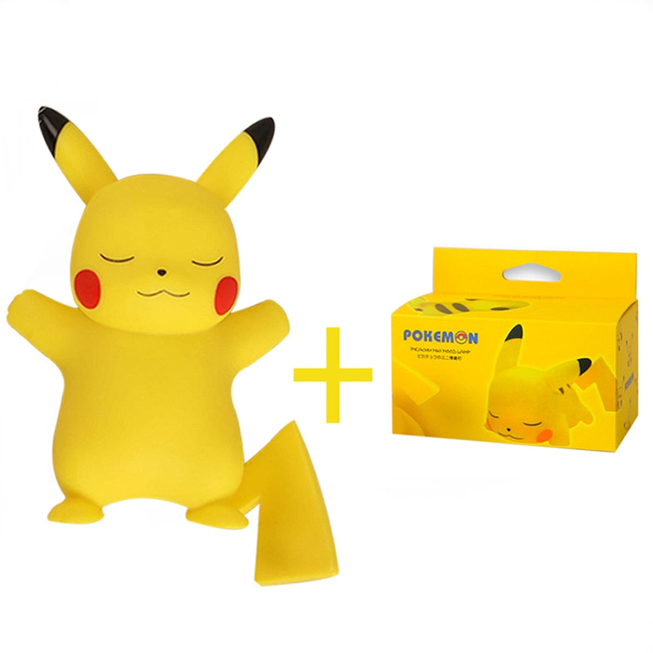 Pokemon Pikachu Figure Night Light Anime Cute Bedside Lamp for Kids Bedrooms Ornaments Children's Luminous Toys Christmas Gift