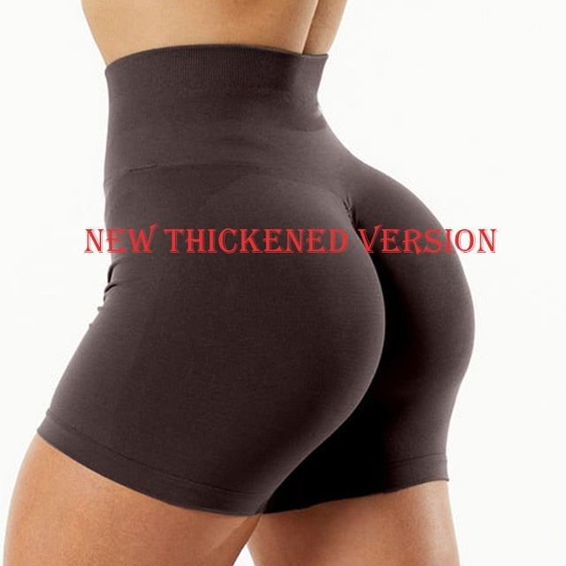 2022 Women High Waist Sport Shorts Seamless Workout Shorts Scrunch Butt Fitness Shorts Women's Sports Short Pants Gym Clothing