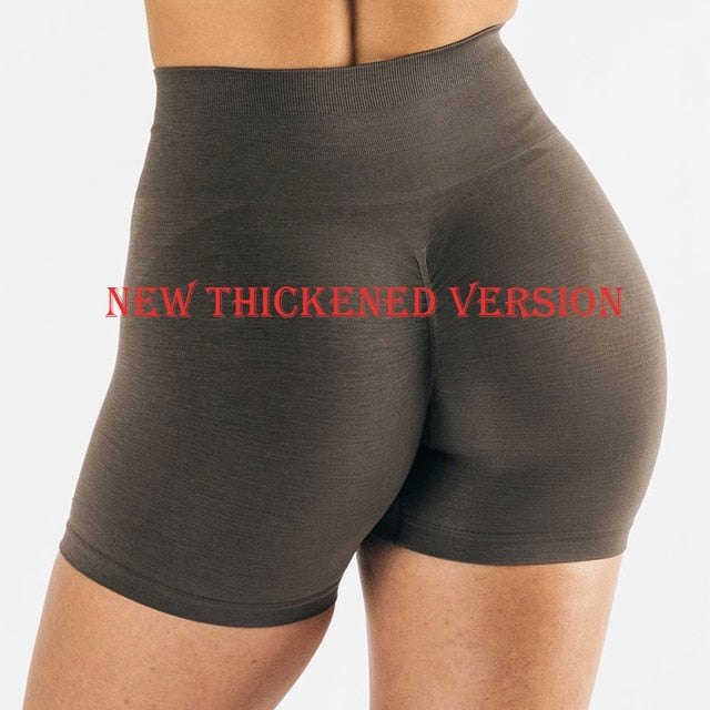 2022 Women High Waist Sport Shorts Seamless Workout Shorts Scrunch Butt Fitness Shorts Women's Sports Short Pants Gym Clothing