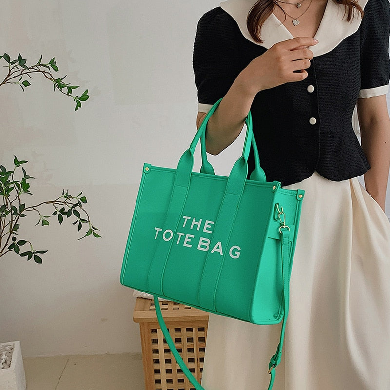 Luxury Designer Bag Tote Women Handbags Letter Shoulder Bags Brands Soft PU Shopper Purses Crossbody Bags for Women Clutch