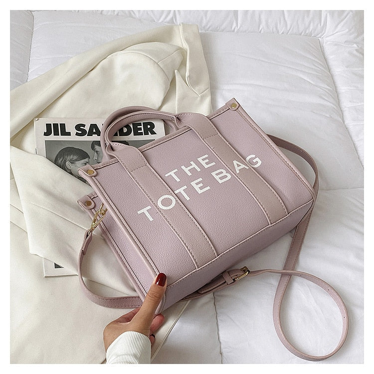 Luxury Designer Bag Tote Women Handbags Letter Shoulder Bags Brands Soft PU Shopper Purses Crossbody Bags for Women Clutch