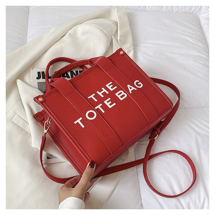 Luxury Designer Bag Tote Women Handbags Letter Shoulder Bags Brands Soft PU Shopper Purses Crossbody Bags for Women Clutch