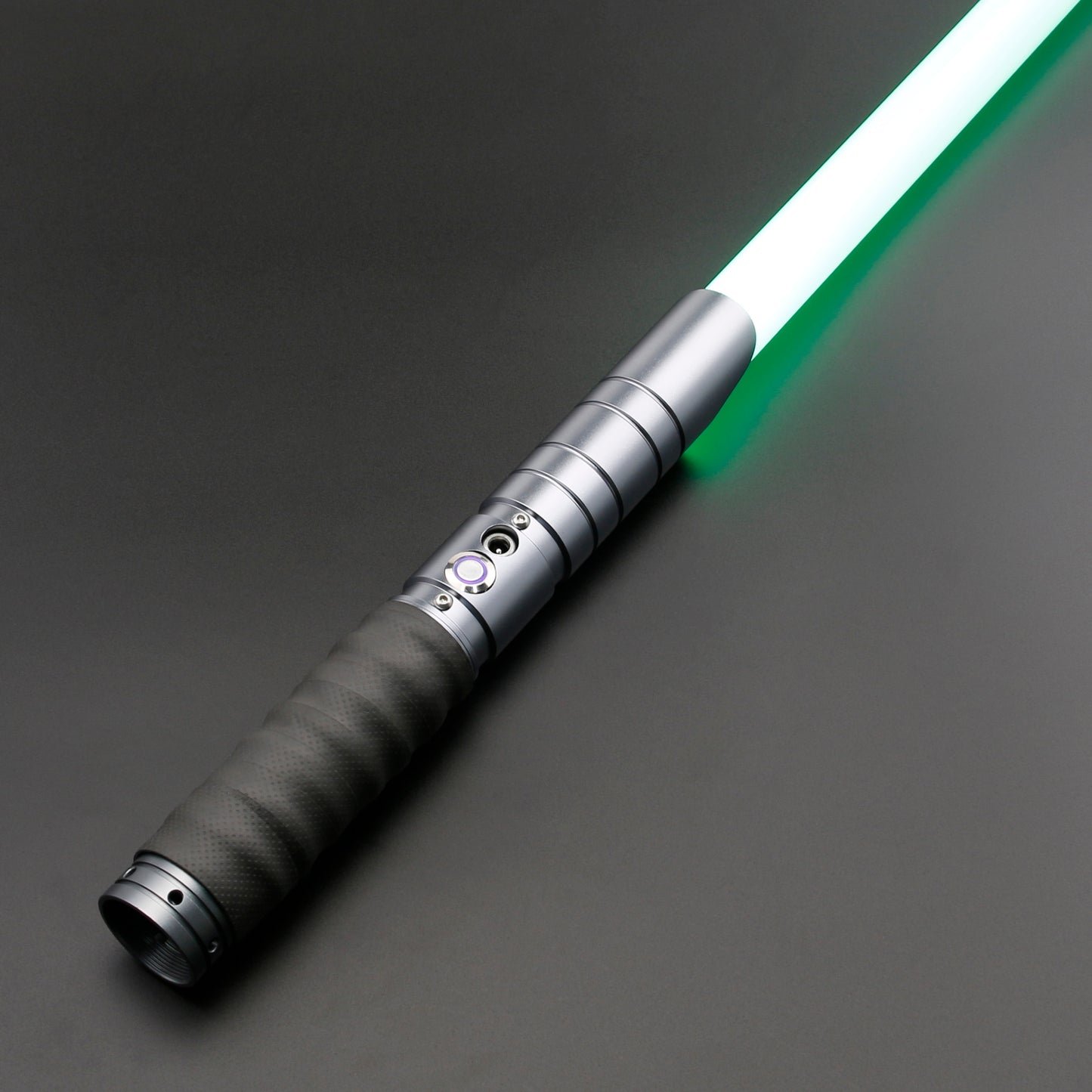 TXQSABER Heavy Dueling RGB / Neo Pixel Smooth Lightsaber colors Changing Metal Hilt Lock up Blaster Laser Jedi Sword Kids Toys