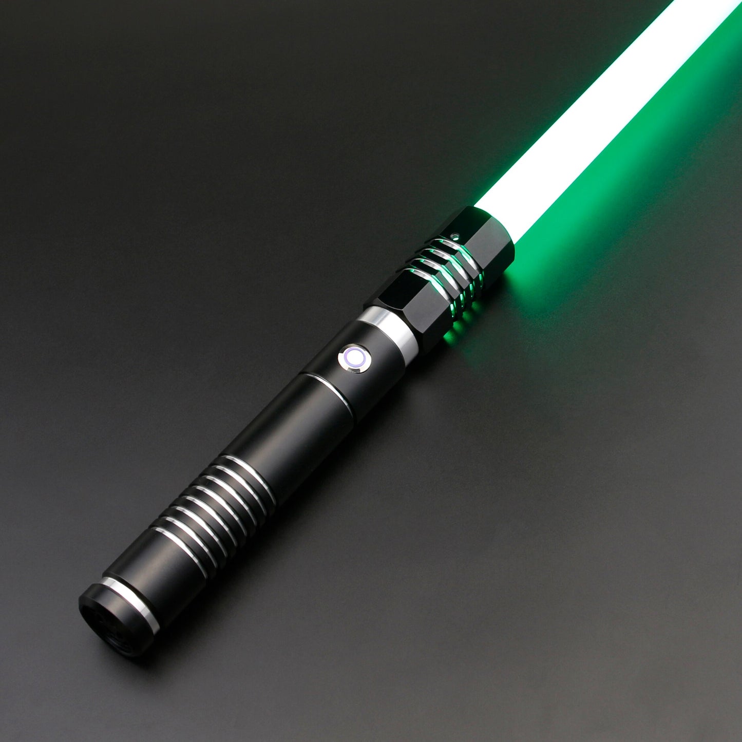 TXQSABER Heavy Dueling RGB / Neo Pixel Smooth Lightsaber colors Changing Metal Hilt Lock up Blaster Laser Jedi Sword Kids Toys