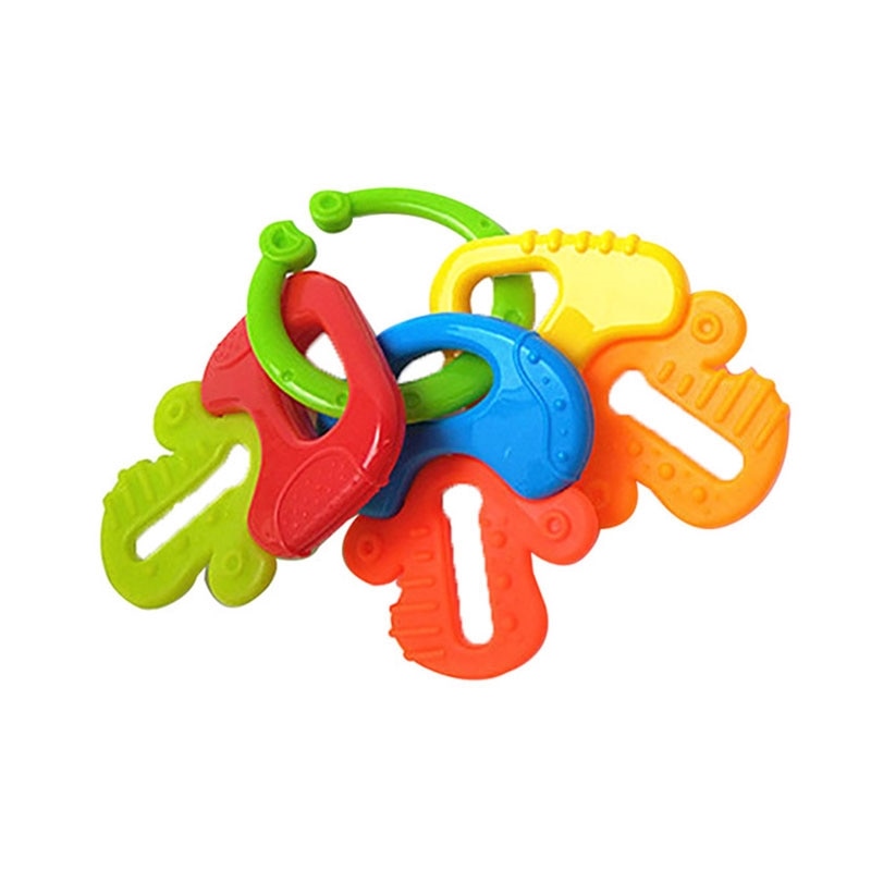 Baby Montessori Toys 0 12 Months Sensory Rattle Teether Grasping Activity  Development Toys Silicone Teething Toys For Babies