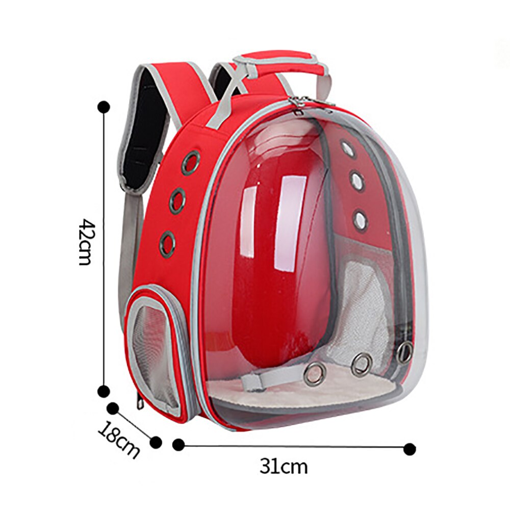 Cat Carrying Bag Space Pet Backpack Breathable Portable Transparent Backpack Puppy Dog Transport Carrier Space Capsule Bag Pets