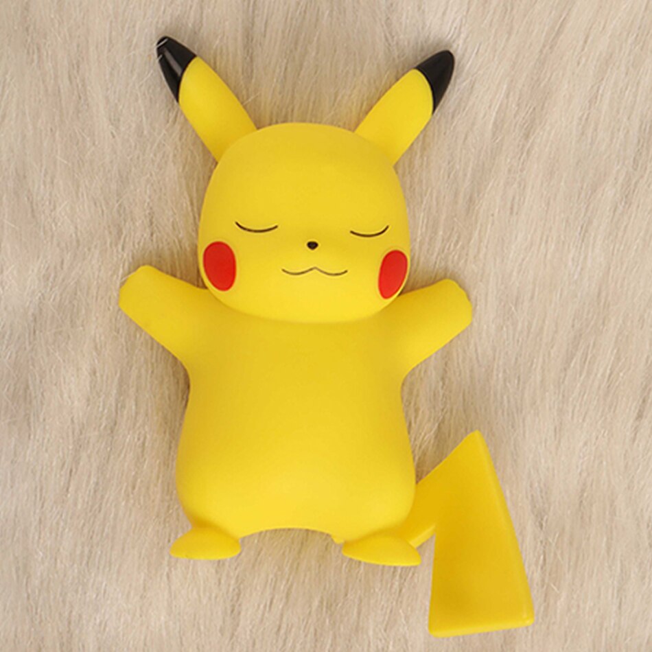 Pokemon Pikachu Figure Night Light Anime Cute Bedside Lamp for Kids Bedrooms Ornaments Children's Luminous Toys Christmas Gift