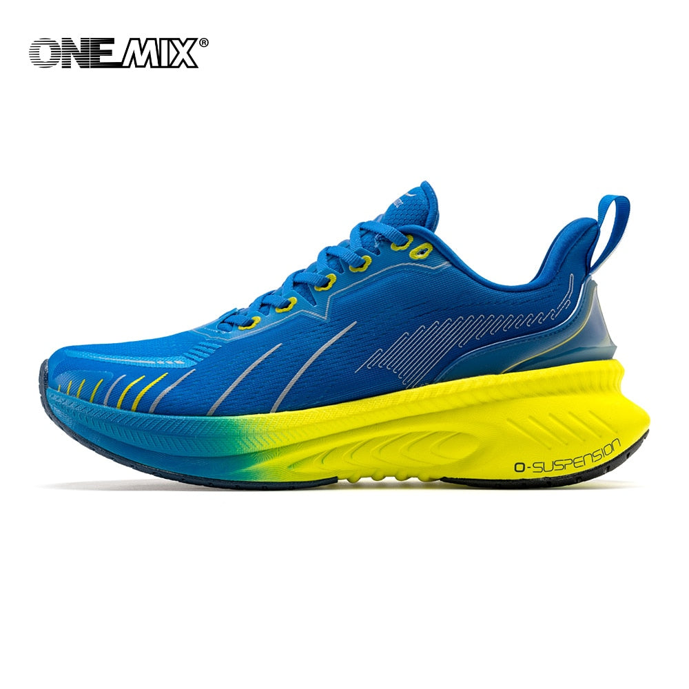 ONEMIX Running Shoes for Men Outdoor Fitness Sport Shoes Anti-skid Cushioning Ultra-Light Support Marathon Man Trainers Sneakers