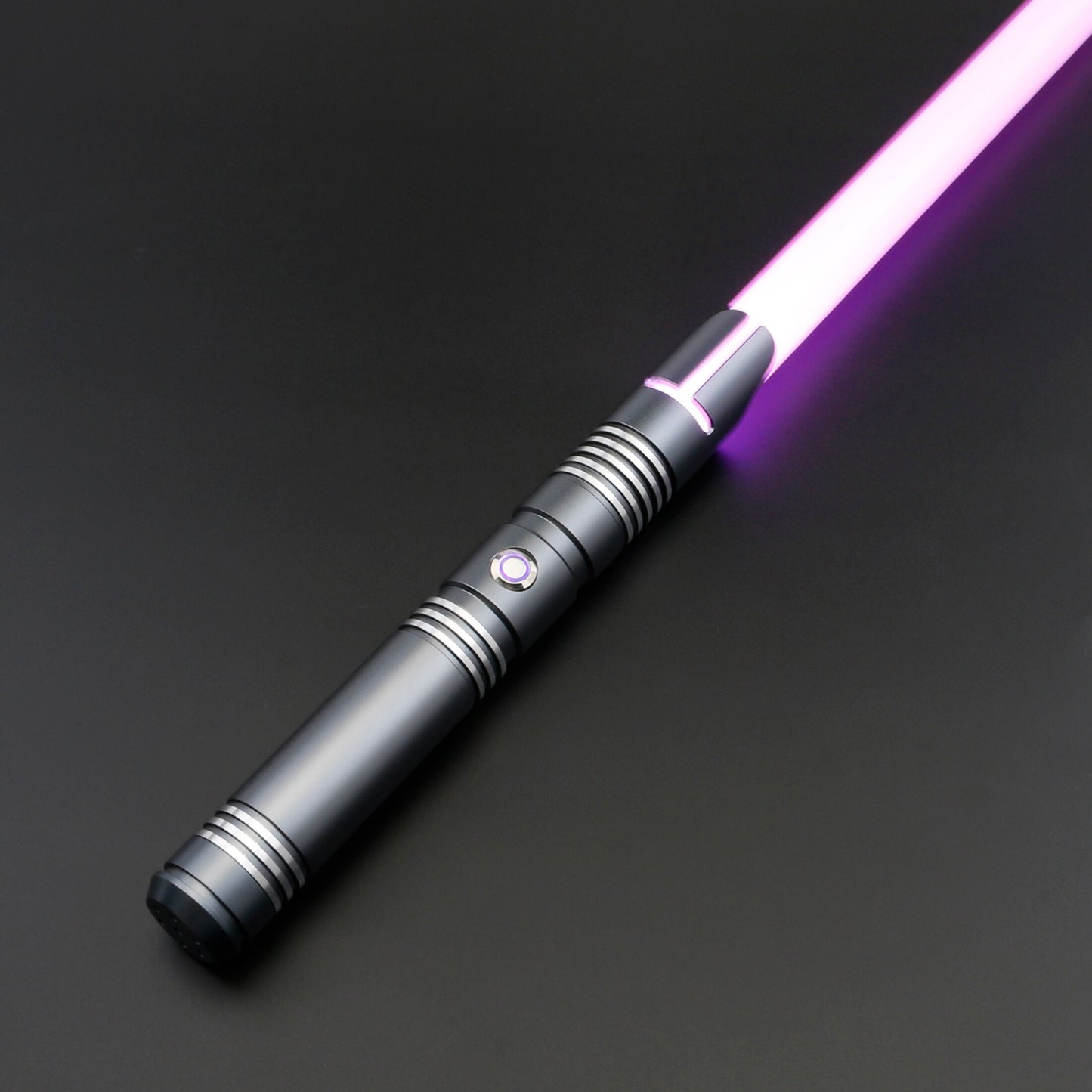 TXQSABER Heavy Dueling RGB / Neo Pixel Smooth Lightsaber colors Changing Metal Hilt Lock up Blaster Laser Jedi Sword Kids Toys