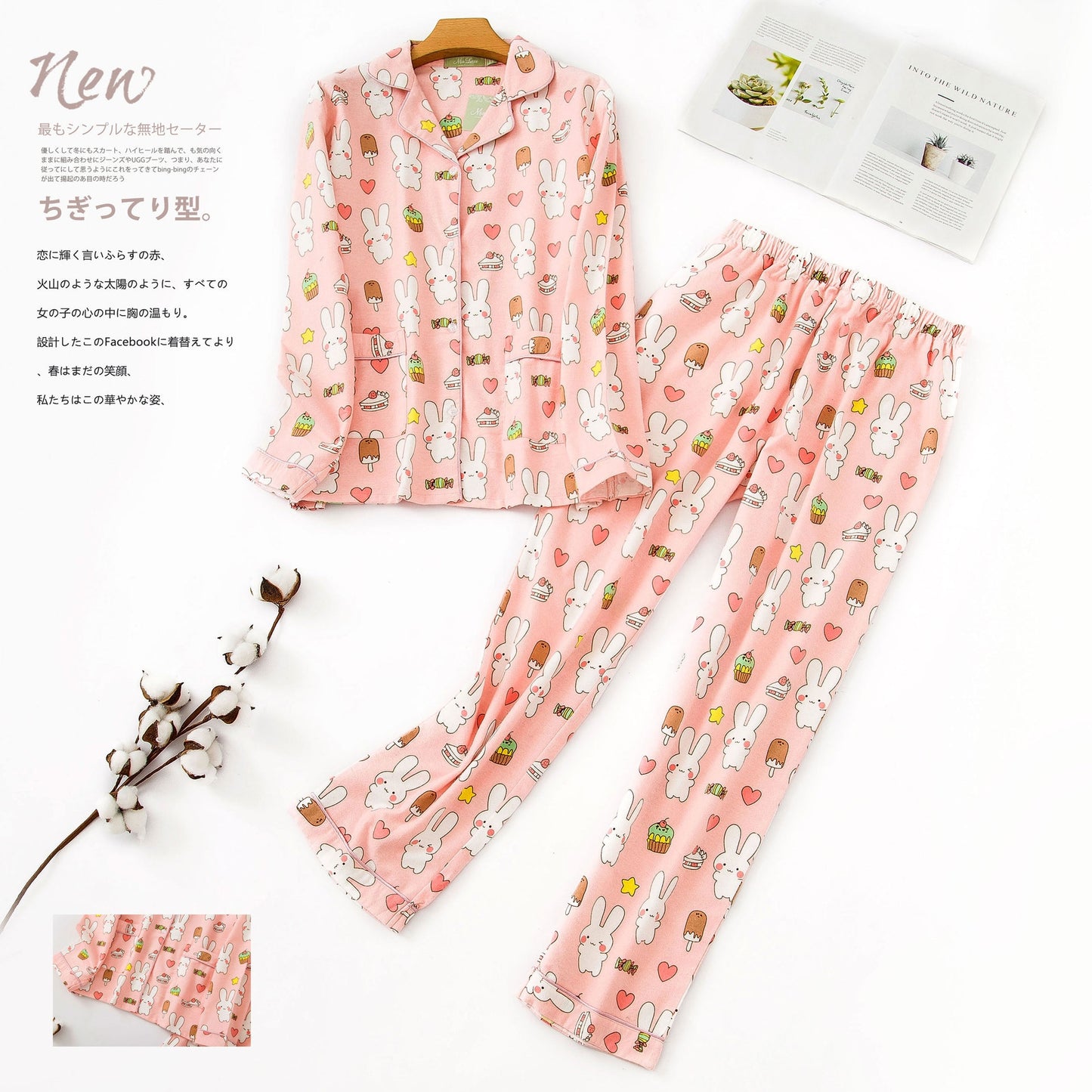 Women&#39;s Pajamas Plus Size S-XXXL Clothes Ladies Flannel Cotton Home Wear Suit Autumn Winter Pajamas Plaid Print Sleep Tops