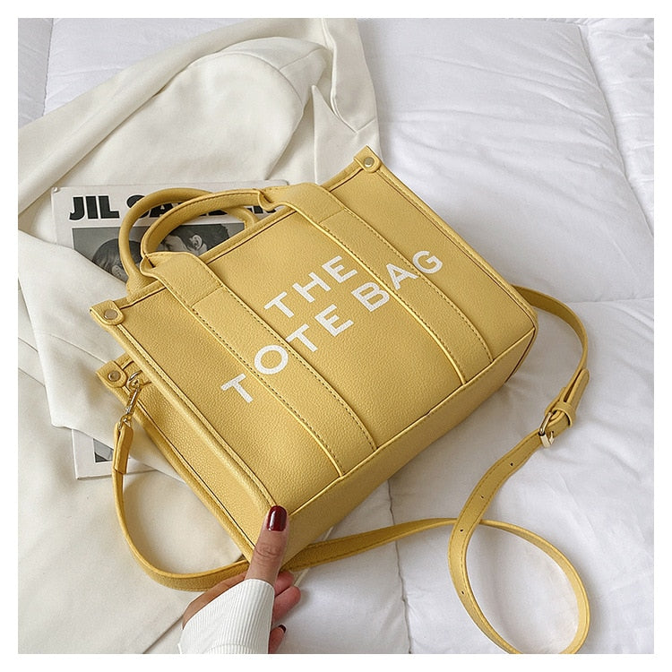 Luxury Designer Bag Tote Women Handbags Letter Shoulder Bags Brands Soft PU Shopper Purses Crossbody Bags for Women Clutch