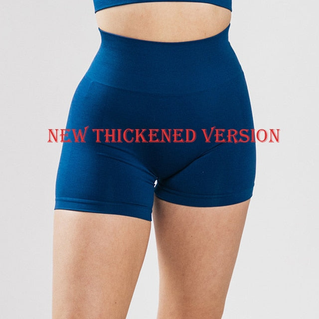 2022 Women High Waist Sport Shorts Seamless Workout Shorts Scrunch Butt Fitness Shorts Women's Sports Short Pants Gym Clothing