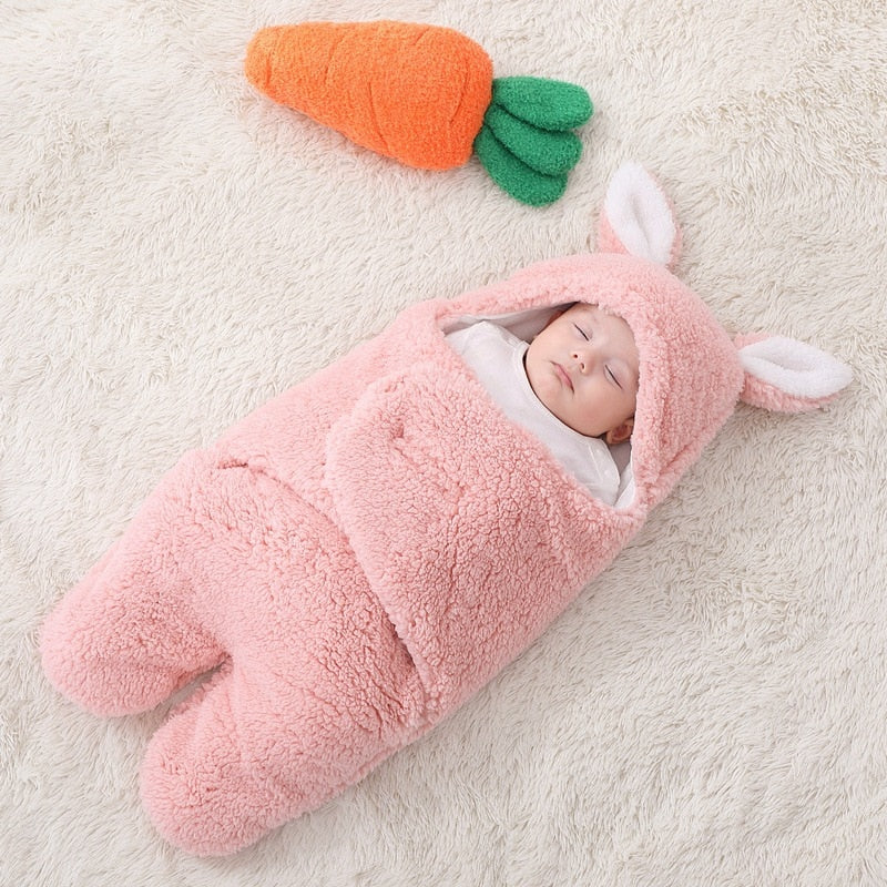 Baby Sleeping Bag Thickened Multi-layer Filled Cotton Blanket Newborn Warm Soft Pajamas Winter Baby Blanket For Baby 0-4 years