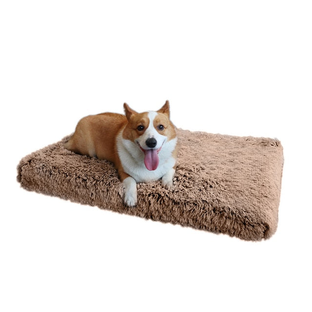 Plush Dog Bed Mat Cat Beds for Small Medium Large Dogs Removable for Cleaning Puppy Cushion Super Soft Claming Dog Beds Pet Bed