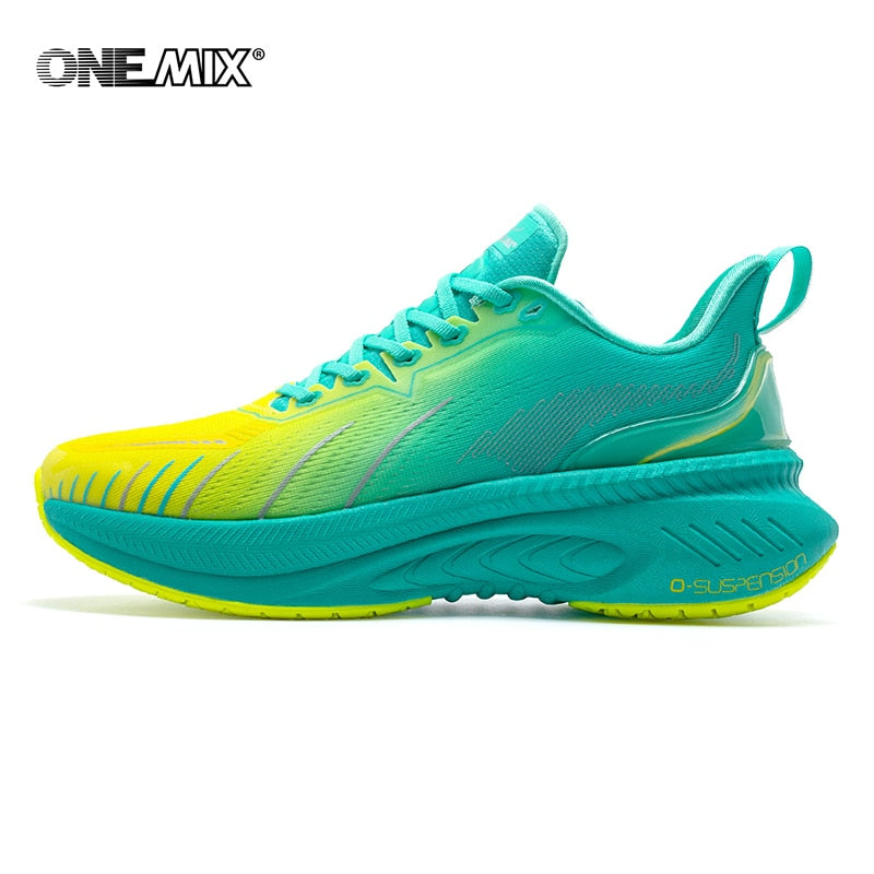 ONEMIX Running Shoes for Men Outdoor Fitness Sport Shoes Anti-skid Cushioning Ultra-Light Support Marathon Man Trainers Sneakers