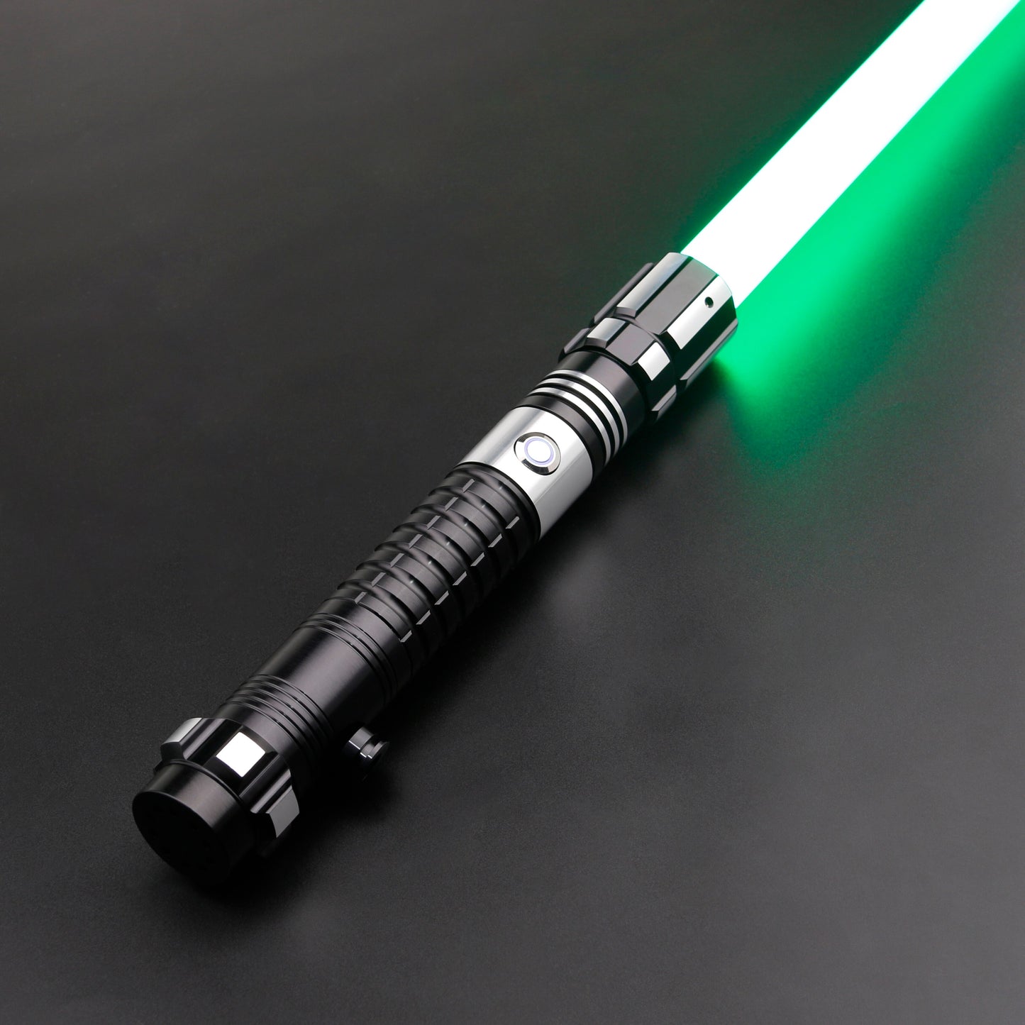 TXQSABER Heavy Dueling RGB / Neo Pixel Smooth Lightsaber colors Changing Metal Hilt Lock up Blaster Laser Jedi Sword Kids Toys