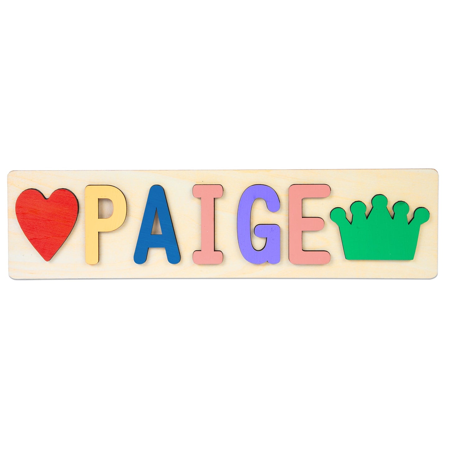 Personalized Wooden Name Puzzle Educational Toys For Toddlers Custom First Name Early Learning Gifts For Kids Baby Boy &amp;girl