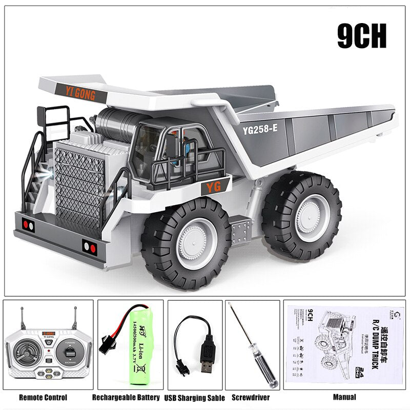 RC Car Children Toys Remote Control Car Toys For Boys Radio Control Excavator Dump Truck Bulldozer Electric car Kids Toys Gift