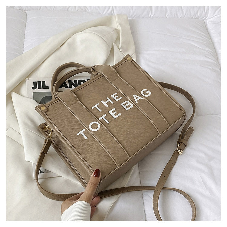 Luxury Designer Bag Tote Women Handbags Letter Shoulder Bags Brands Soft PU Shopper Purses Crossbody Bags for Women Clutch