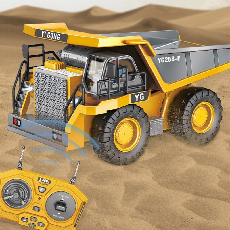 RC Car Children Toys Remote Control Car Toys For Boys Radio Control Excavator Dump Truck Bulldozer Electric car Kids Toys Gift