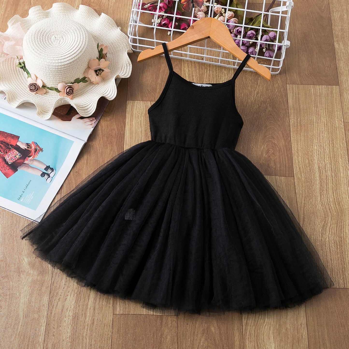 Summer Cute Girls Sequined Princess Dress Kids Sleeveless Tulle Clothes Children Birthday Party Vestido Kids Easter Tutu Costume