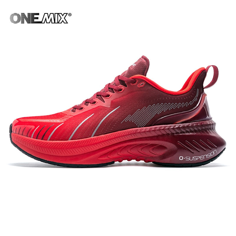 ONEMIX Running Shoes for Men Outdoor Fitness Sport Shoes Anti-skid Cushioning Ultra-Light Support Marathon Man Trainers Sneakers