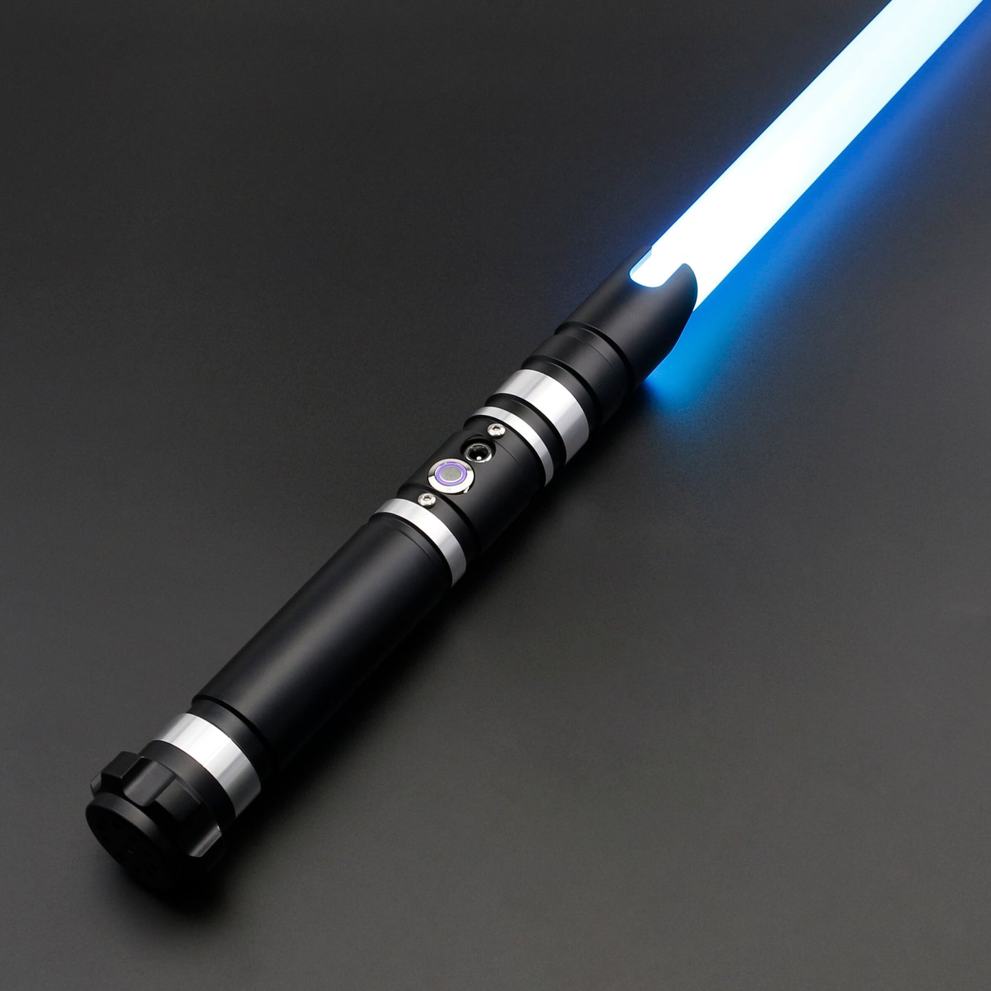 TXQSABER Heavy Dueling RGB / Neo Pixel Smooth Lightsaber colors Changing Metal Hilt Lock up Blaster Laser Jedi Sword Kids Toys