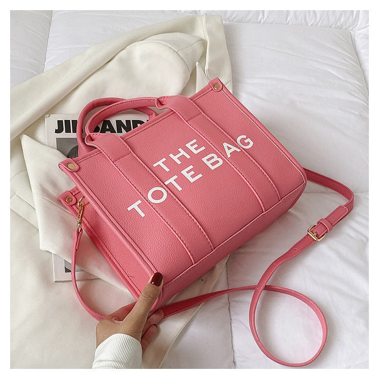 Luxury Designer Bag Tote Women Handbags Letter Shoulder Bags Brands Soft PU Shopper Purses Crossbody Bags for Women Clutch