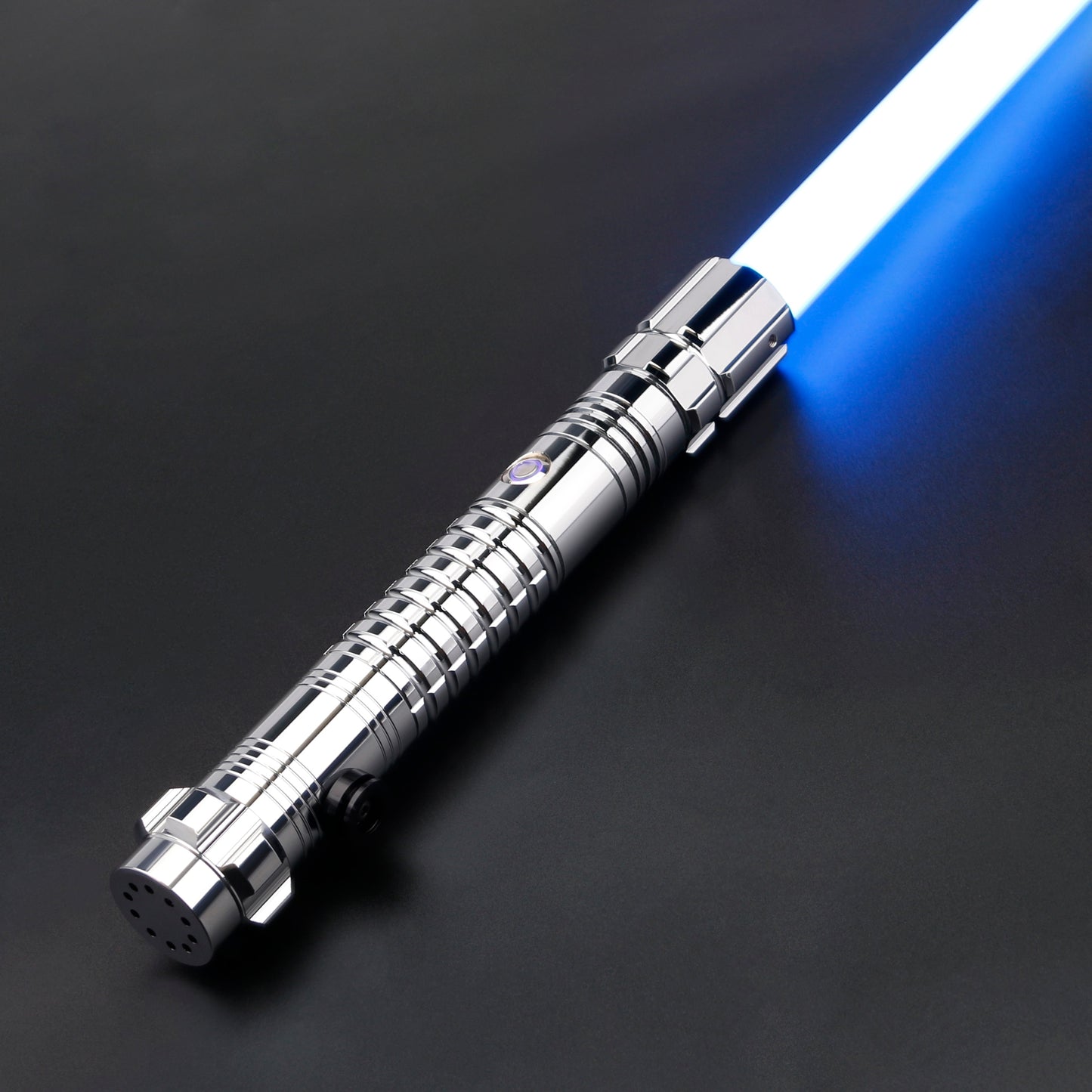 TXQSABER Heavy Dueling RGB / Neo Pixel Smooth Lightsaber colors Changing Metal Hilt Lock up Blaster Laser Jedi Sword Kids Toys