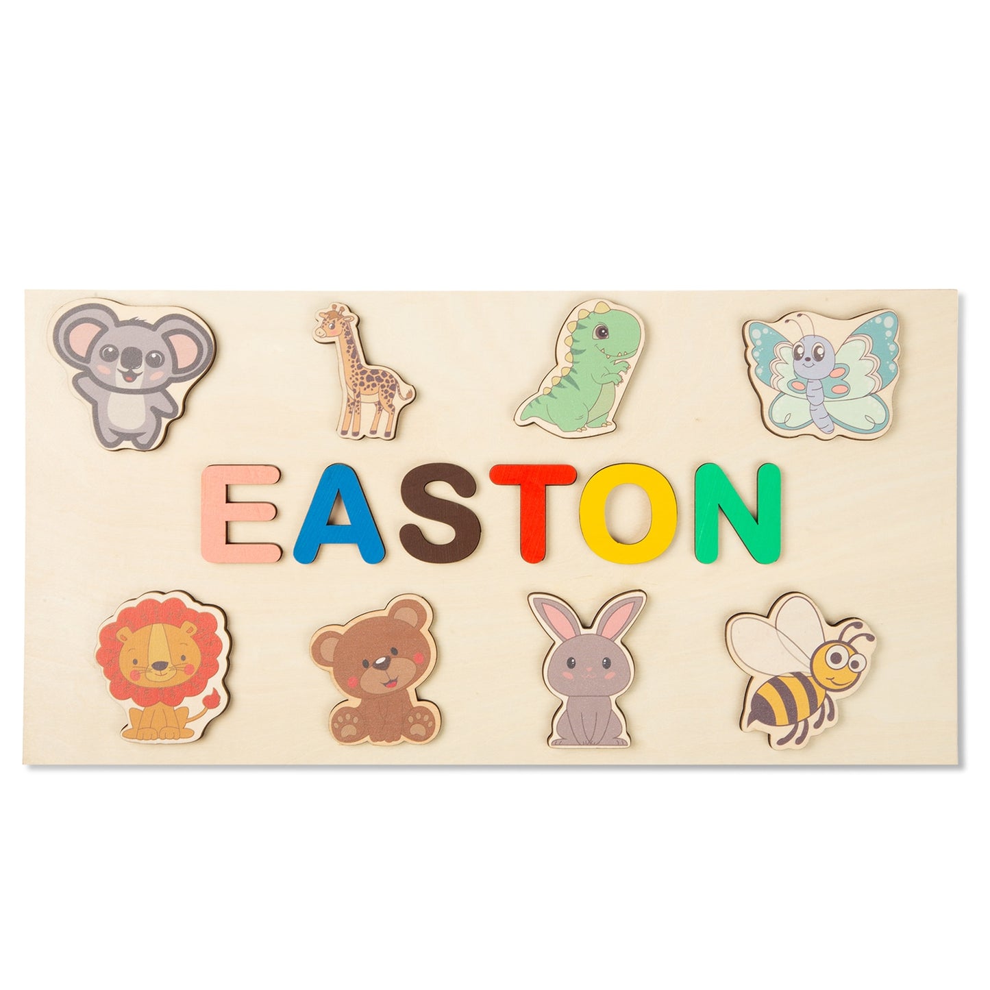 Personalized Wooden Name Puzzle Educational Toys For Toddlers Custom First Name Early Learning Gifts For Kids Baby Boy &amp;girl