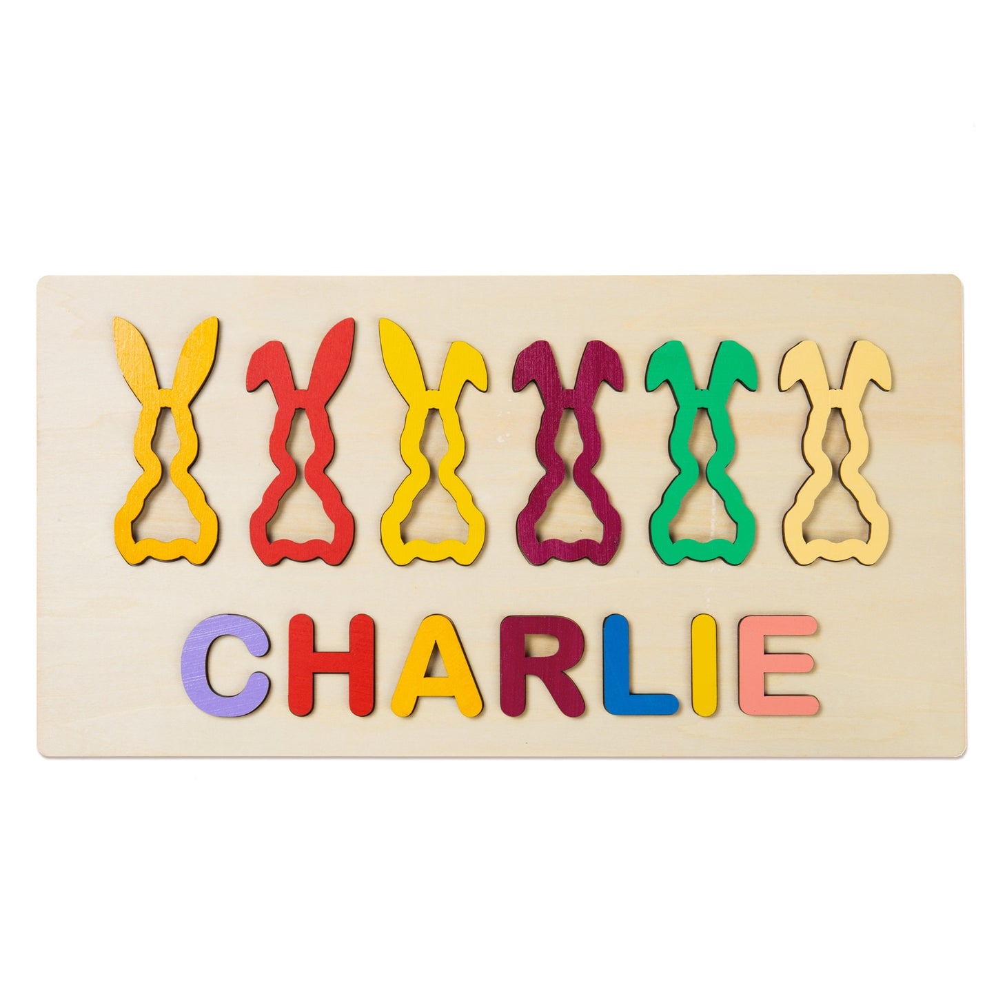 Personalized Wooden Name Puzzle Educational Toys For Toddlers Custom First Name Early Learning Gifts For Kids Baby Boy &amp;girl