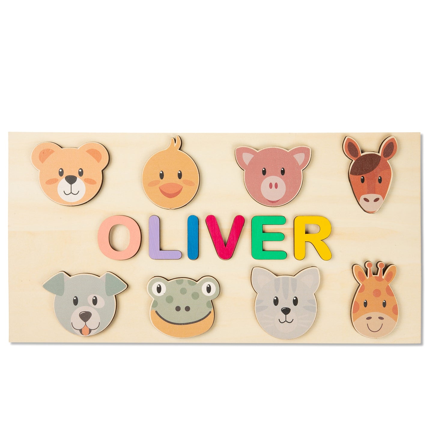 Personalized Wooden Name Puzzle Educational Toys For Toddlers Custom First Name Early Learning Gifts For Kids Baby Boy &amp;girl