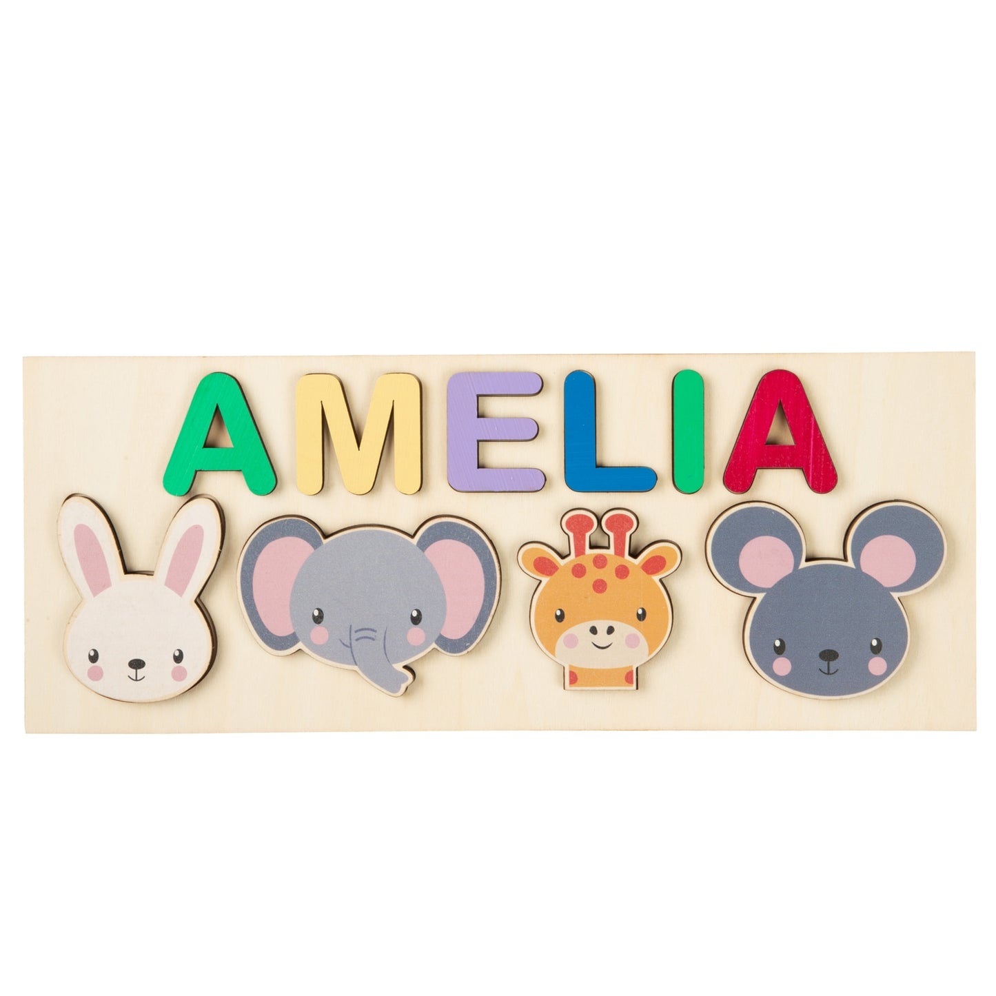 Personalized Wooden Name Puzzle Educational Toys For Toddlers Custom First Name Early Learning Gifts For Kids Baby Boy &amp;girl