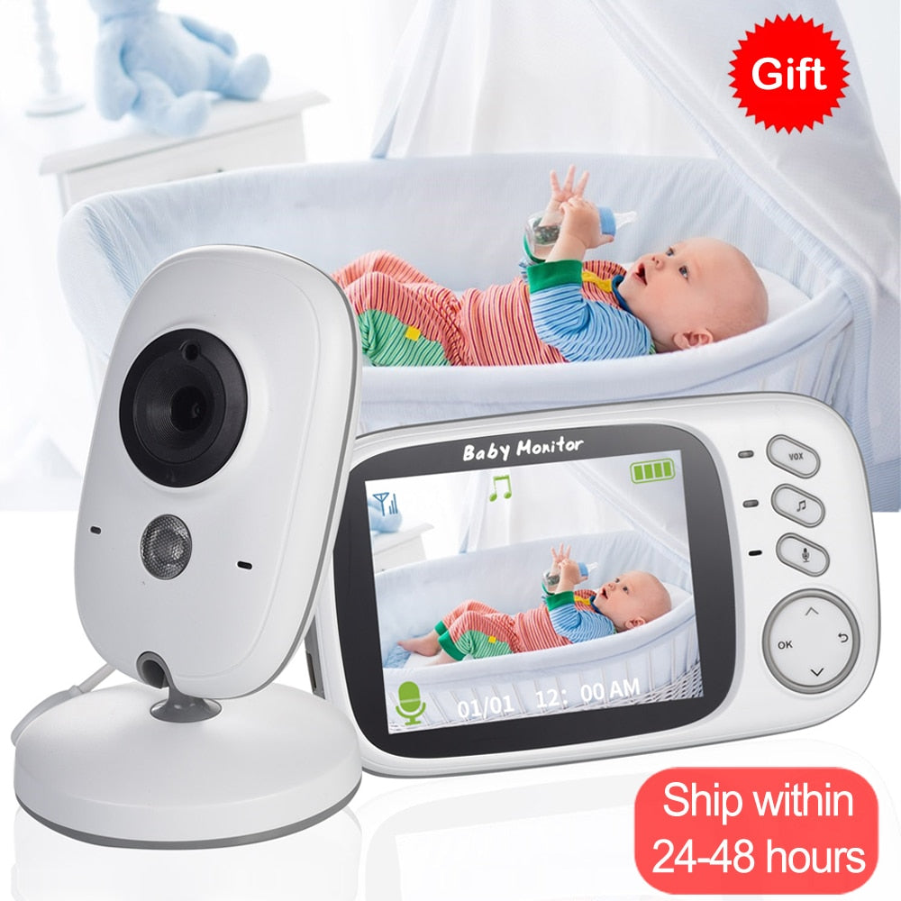 VB603 Baby Monitor With Camera 3.2 inch LCD Electronic Babysitter 2 Way Audio Talk Night Vision Video Nanny Radio Baby Camera