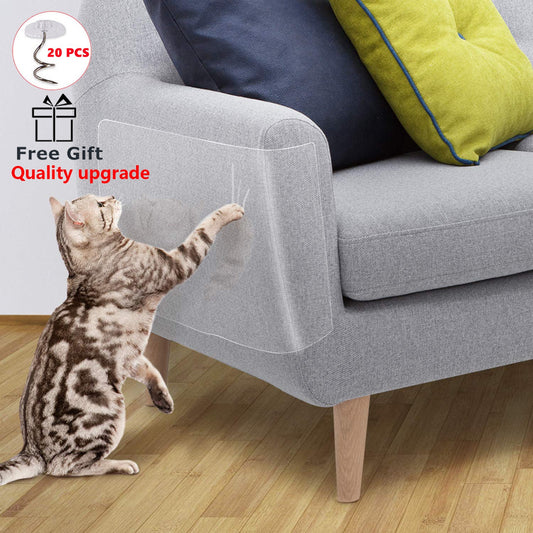 Furniture Protectors for Cats Scraper Cat Scratching Post Durable Sticker Training Tape Anti Pet Scratch Paw Pads for Couch Sofa